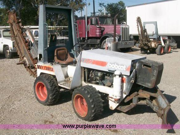 image for item A1206 1989 Bobcat 3023 trencher