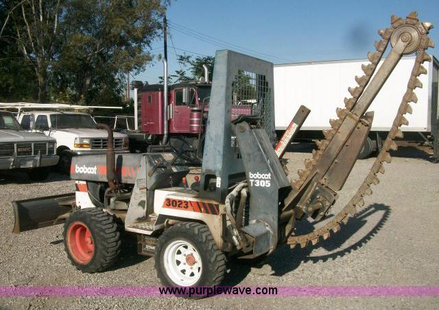 image for item A1207 1990 Bobcat 3023 trencher