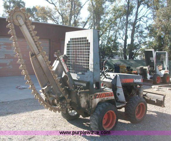 image for item A1207 1990 Bobcat 3023 trencher