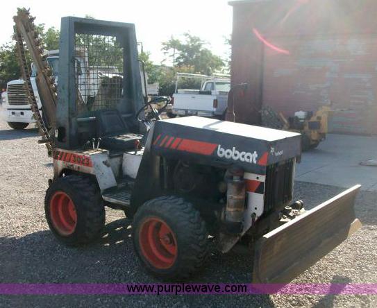 image for item A1207 1990 Bobcat 3023 trencher