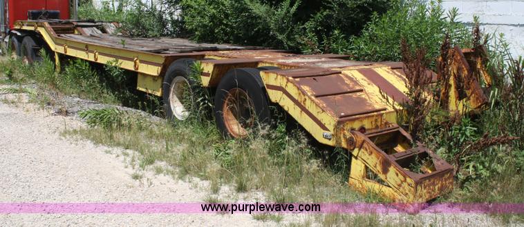 image for item A2129 1963 Load Craft lowboy trailer