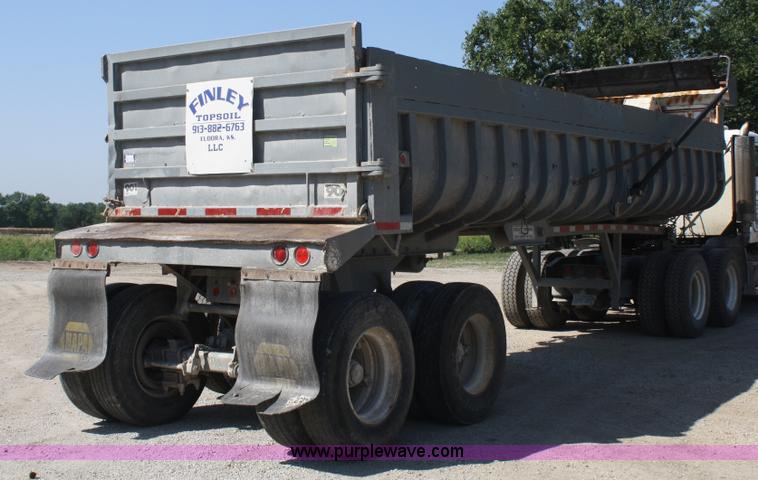 image for item A2140 1970 Hobbs 27' end dump trailer