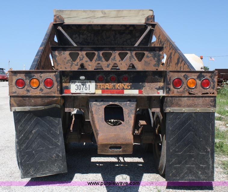 image for item A2147 1995 Trail King belly dump trailer