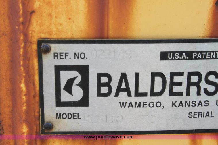 image for item A2562 Ulrich BLS110 shoulder widening machine