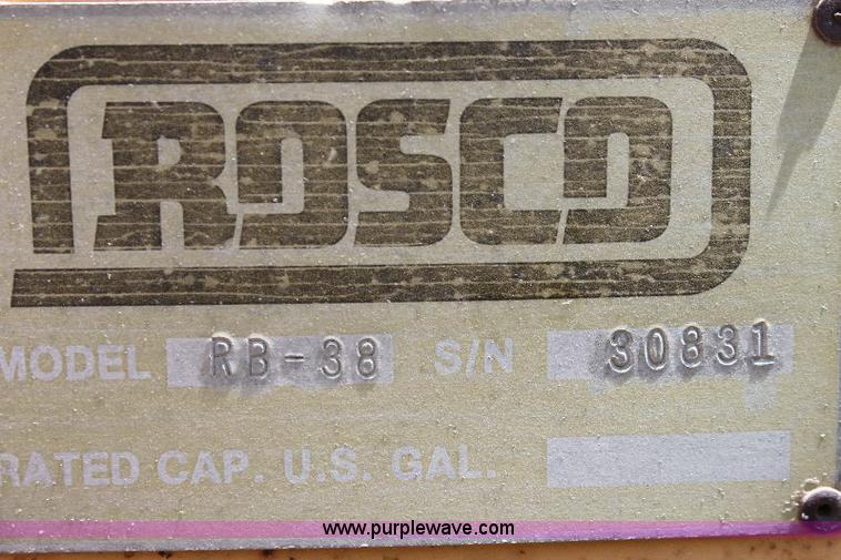 image for item A2564 1990 Rosco RB38 power broom