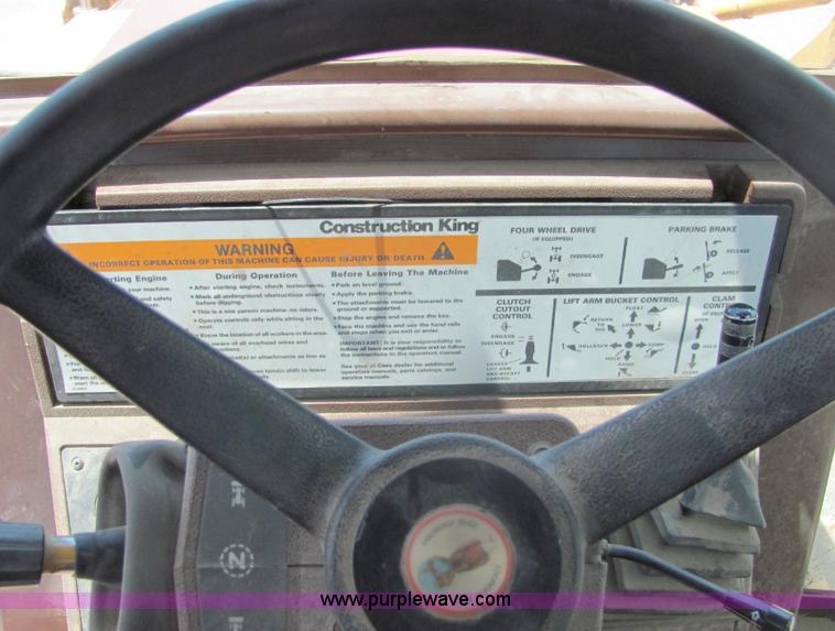 image for item A3655 1994 Case 580 Super K backhoe