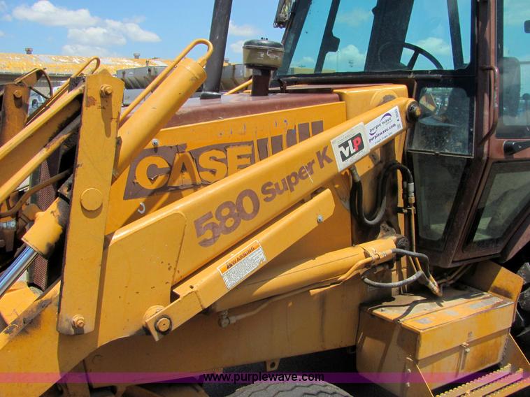 image for item A3655 1994 Case 580 Super K backhoe