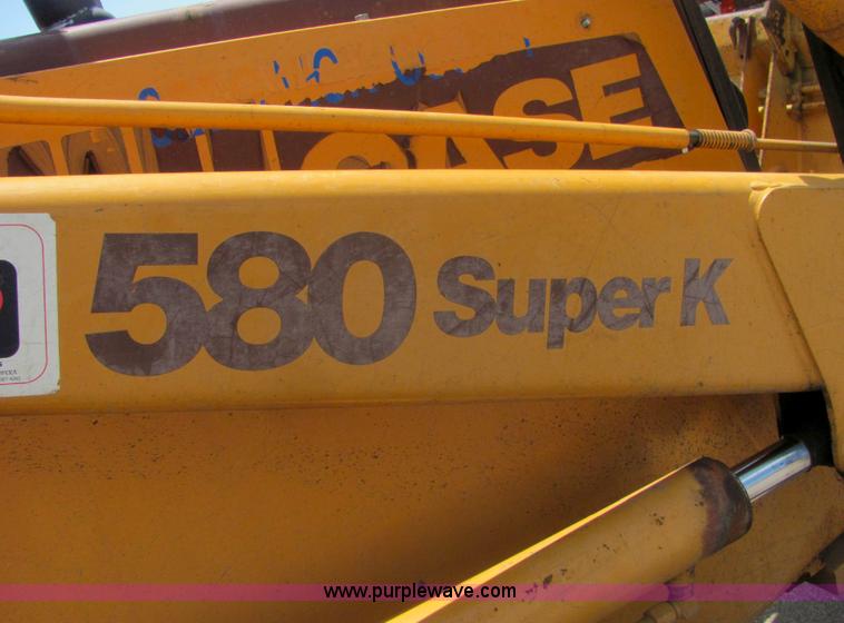 image for item A3655 1994 Case 580 Super K backhoe