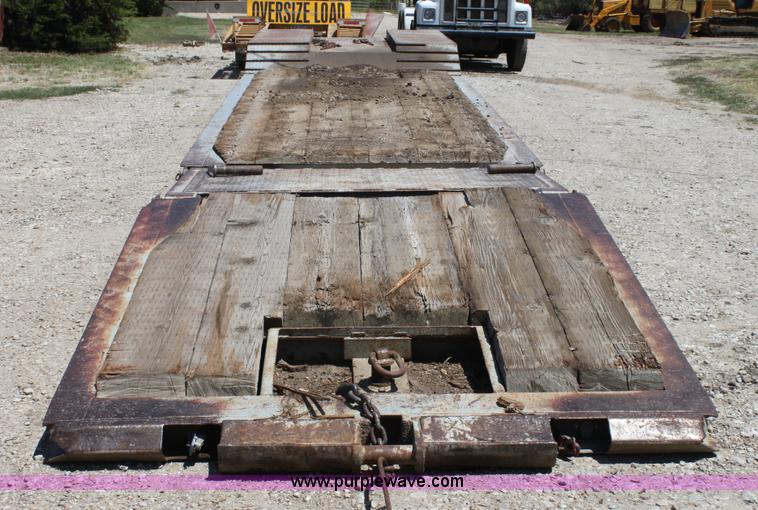 image for item A3683 1980 Heavy haul equipment trailer