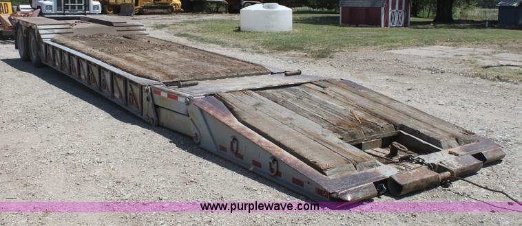 image for item A3683 1980 Heavy haul equipment trailer