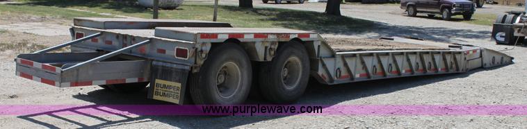 image for item A3683 1980 Heavy haul equipment trailer