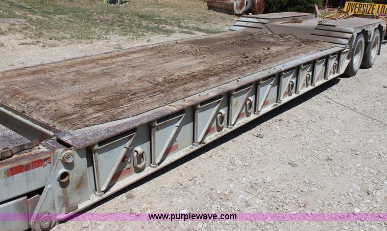 image for item A3683 1980 Heavy haul equipment trailer