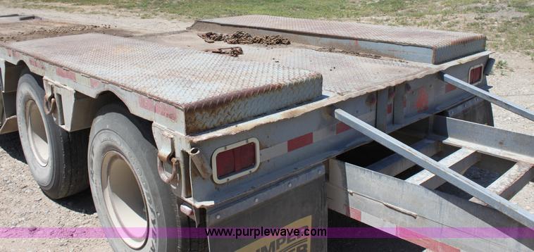 image for item A3683 1980 Heavy haul equipment trailer