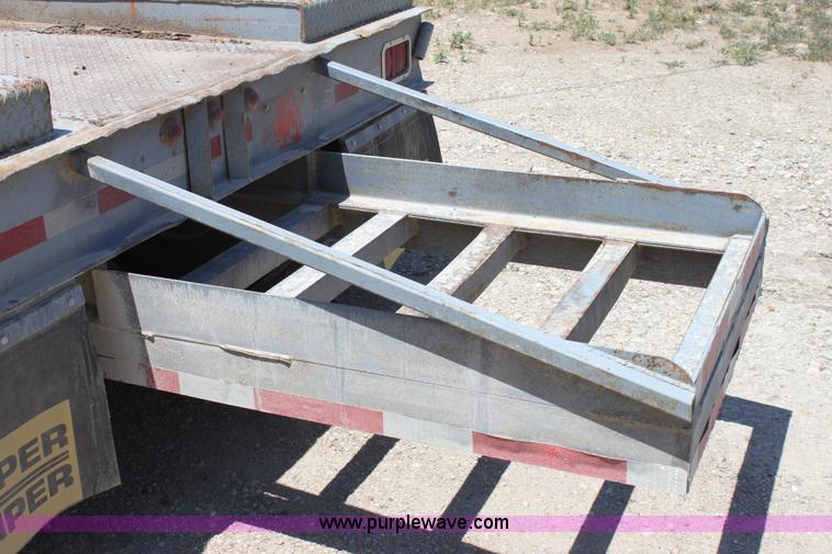 image for item A3683 1980 Heavy haul equipment trailer