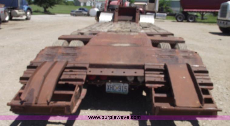 image for item A4144 1972 Fruehauf 25 ton lowboy trailer