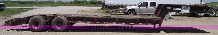 image for item A4144 1972 Fruehauf 25 ton lowboy trailer