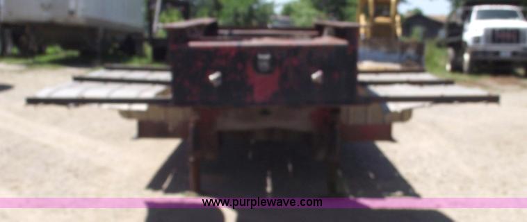 image for item A4144 1972 Fruehauf 25 ton lowboy trailer