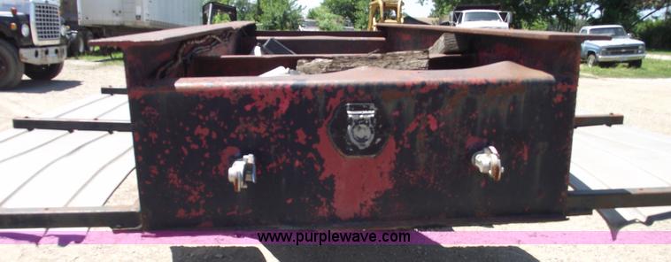image for item A4144 1972 Fruehauf 25 ton lowboy trailer