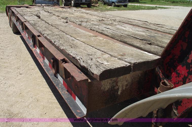 image for item A4144 1972 Fruehauf 25 ton lowboy trailer