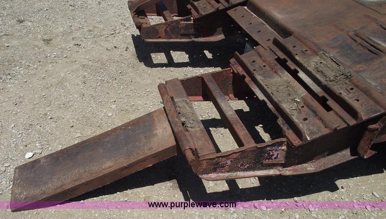 image for item A4144 1972 Fruehauf 25 ton lowboy trailer