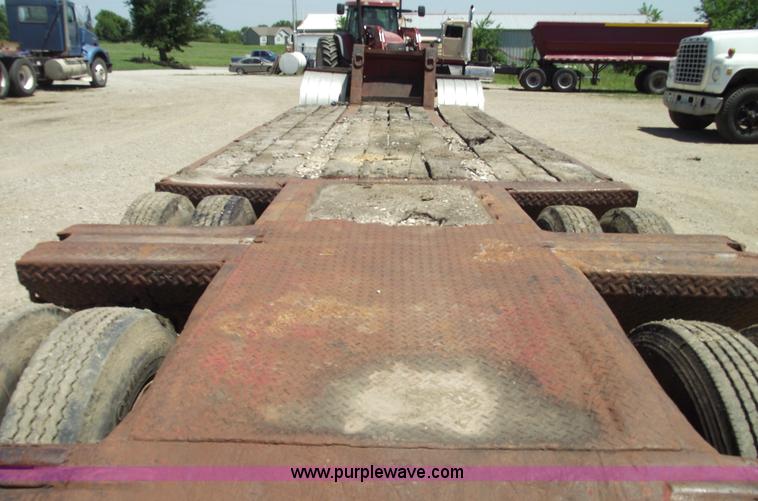 image for item A4144 1972 Fruehauf 25 ton lowboy trailer
