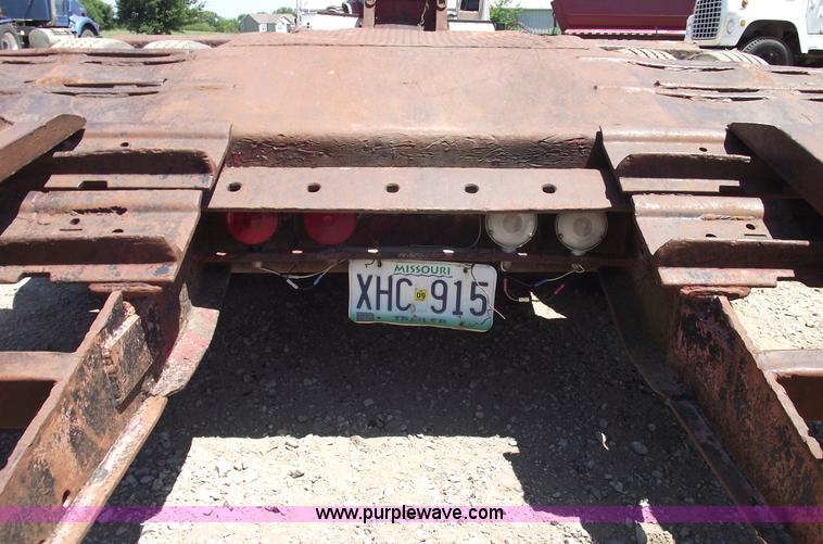 image for item A4144 1972 Fruehauf 25 ton lowboy trailer