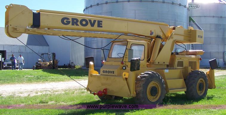 image for item A4551 Grove RT58 rough terrain crane