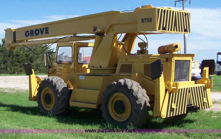 image for item A4551 Grove RT58 rough terrain crane