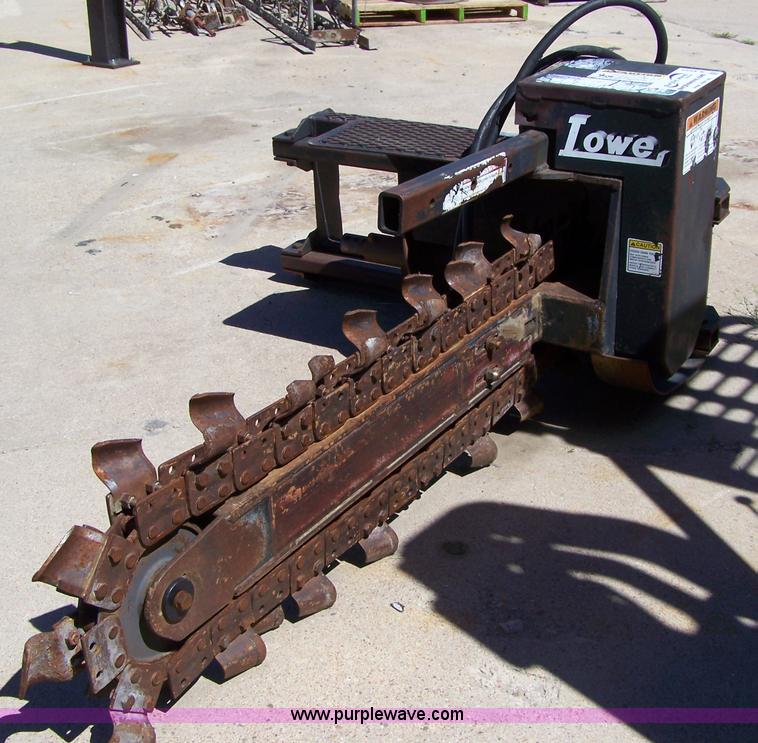 image for item A4555 Lowe 14C skid steer trencher