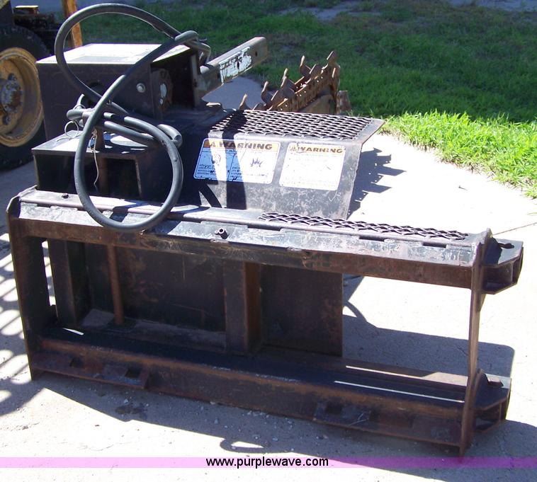 image for item A4555 Lowe 14C skid steer trencher