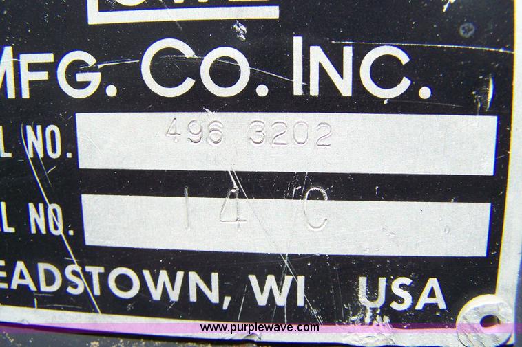 image for item A4555 Lowe 14C skid steer trencher