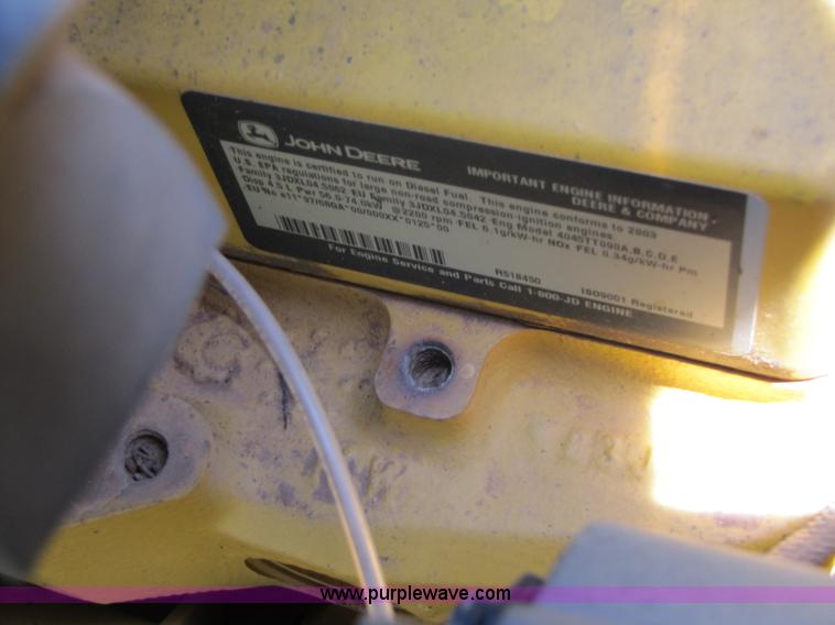 image for item A4654 2003 John Deere 450H LT dozer