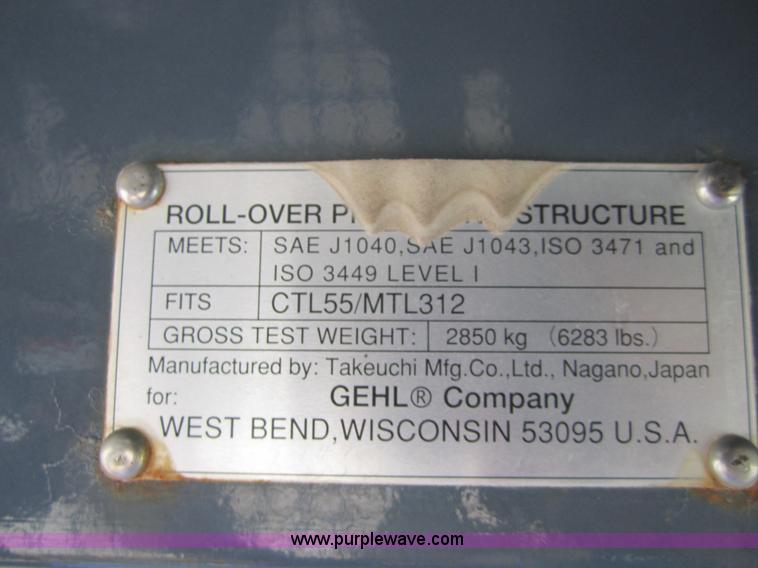 image for item A4724 Gehl CTL55 skid steer