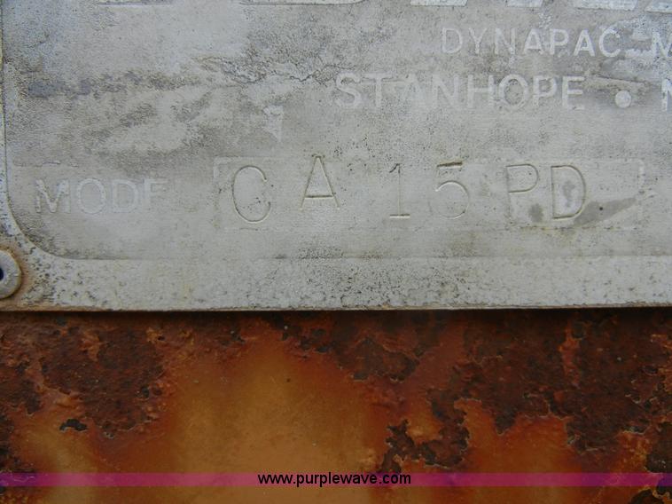 image for item A9978 Dynapac CA15 foot pad vibratory packer