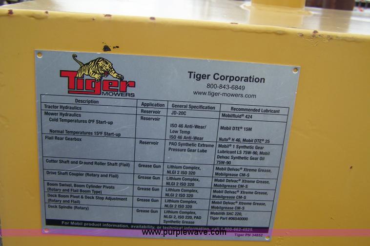 image for item B3531 Tiger TRB60 5' side swing boom mower