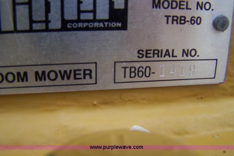 image for item B3531 Tiger TRB60 5' side swing boom mower