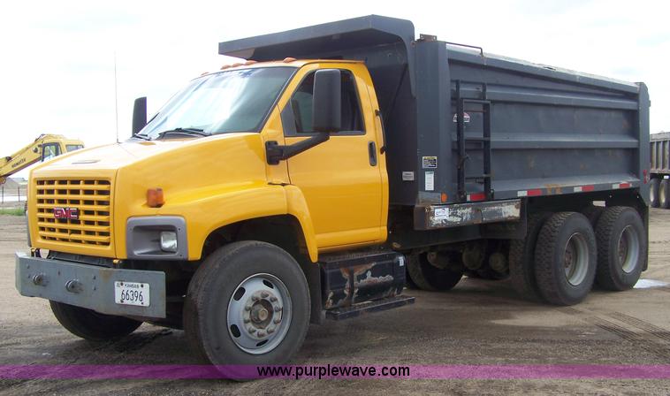 image for item B3532 2003 GMC C8500 dump truck