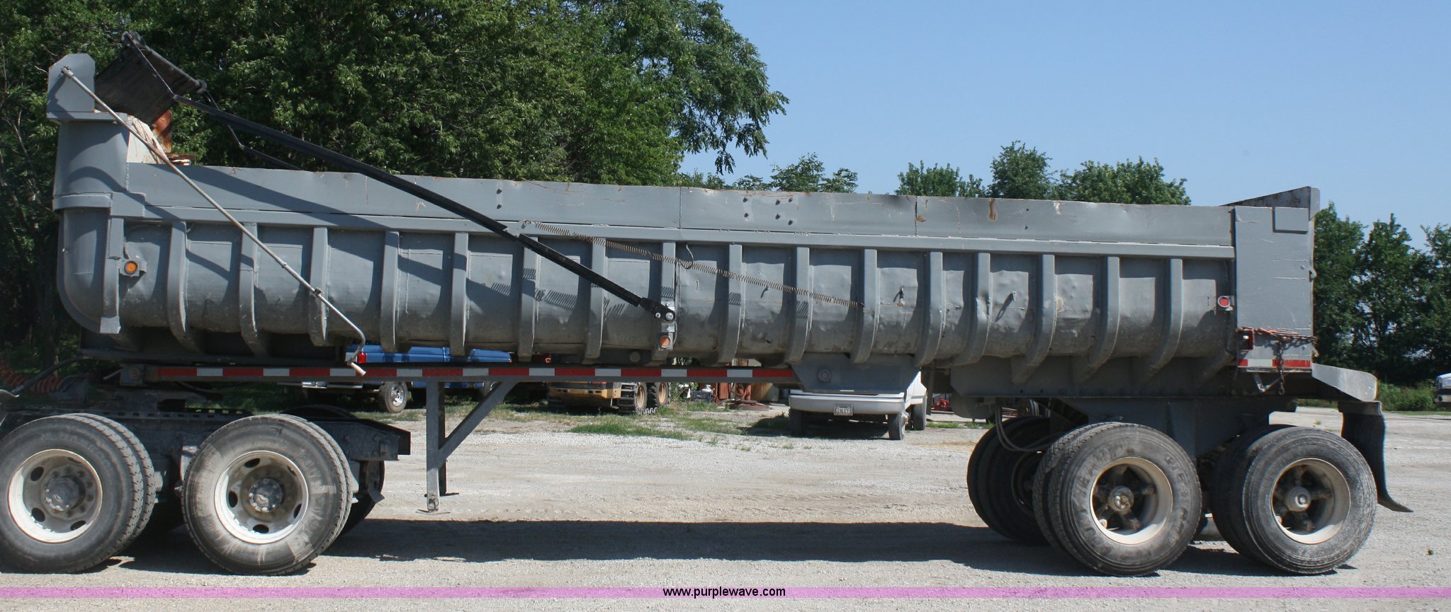 1970 Hobbs 27' end dump trailer in Eudora, KS Item A2140 sold