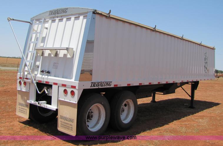 image for item 3441 2011 Travelong 34' dual hopper grain trailer