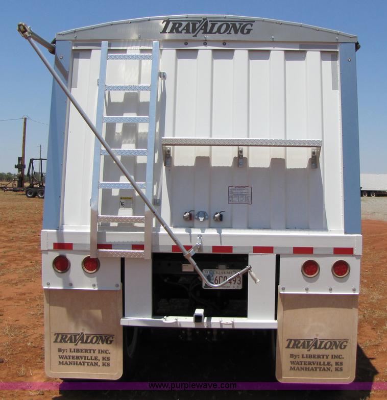image for item 3441 2011 Travelong 34' dual hopper grain trailer