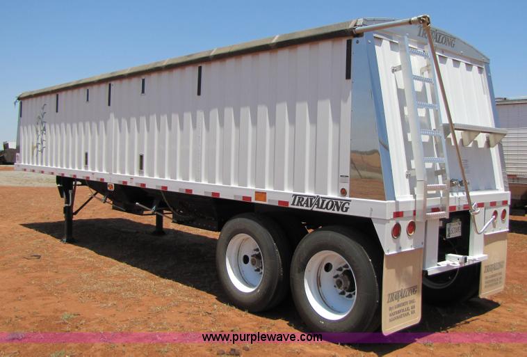 image for item 3441 2011 Travelong 34' dual hopper grain trailer