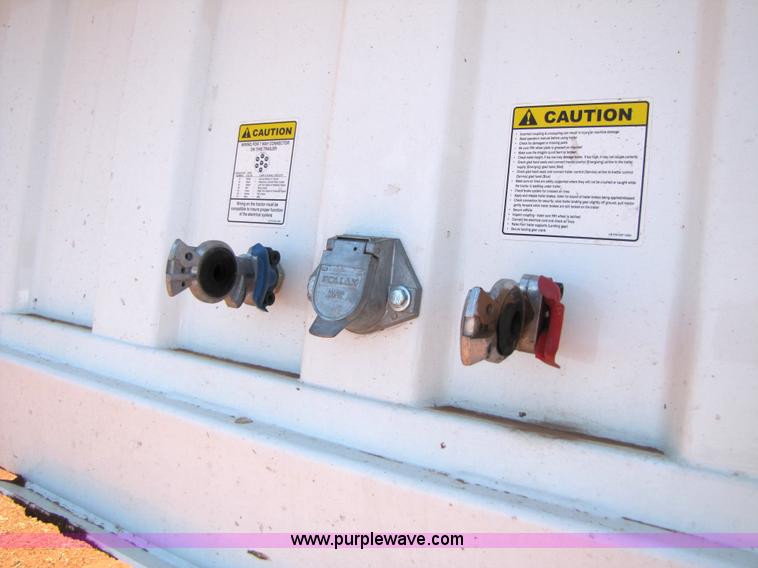 image for item 3441 2011 Travelong 34' dual hopper grain trailer