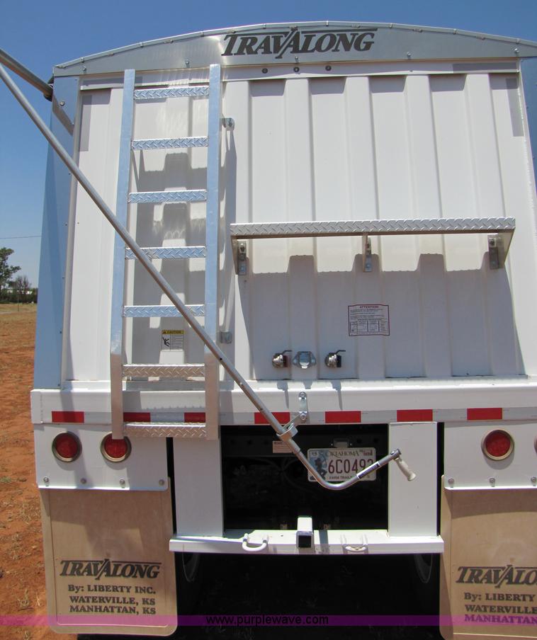 image for item 3441 2011 Travelong 34' dual hopper grain trailer