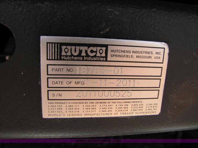 image for item 3441 2011 Travelong 34' dual hopper grain trailer