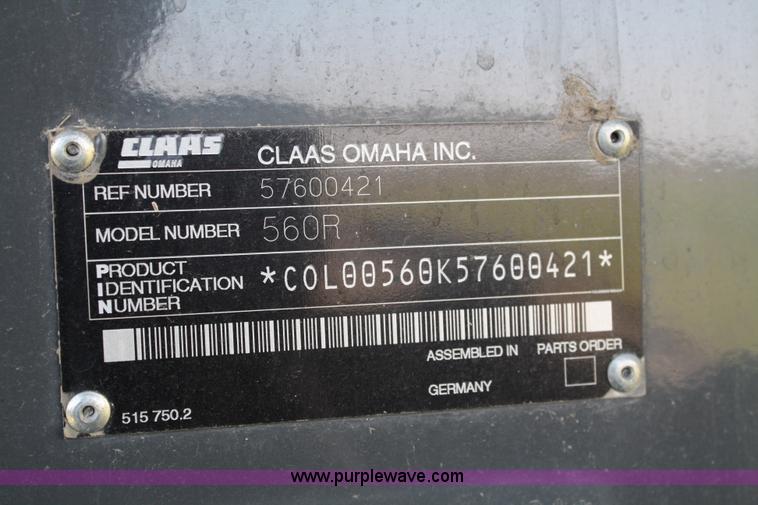 image for item A2167 2006 Lexion 560R RWA combine