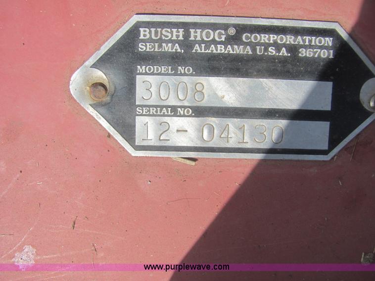 image for item A3584 Bush Hog 3008 8' mower