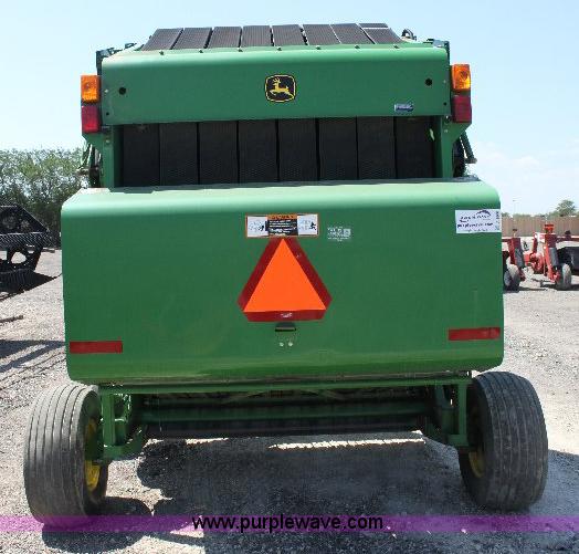 image for item A3600 John Deere 567 mega wide round baler