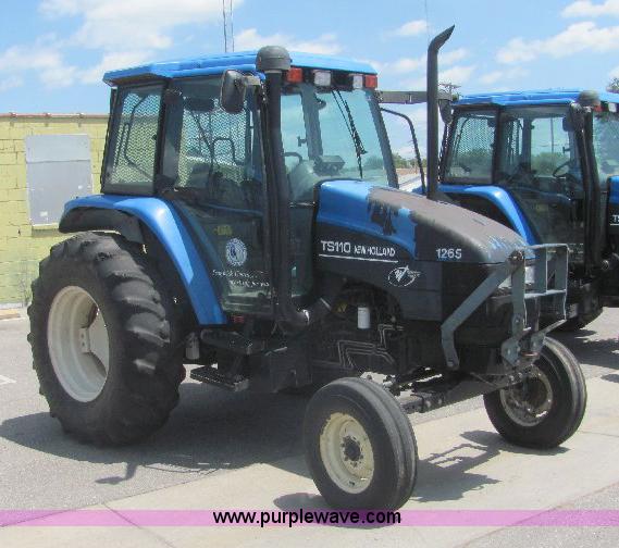 image for item A3661 New Holland TS110 tractor