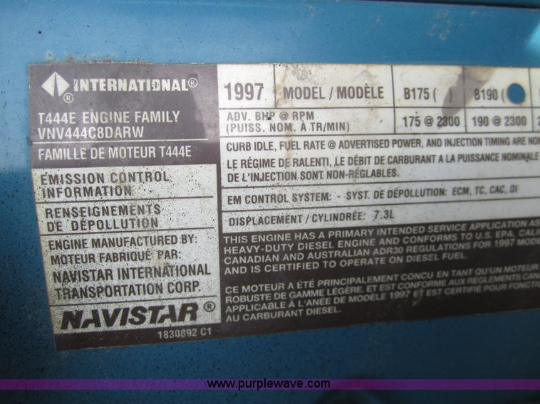 image for item A3866 1998 International 4700 grain truck