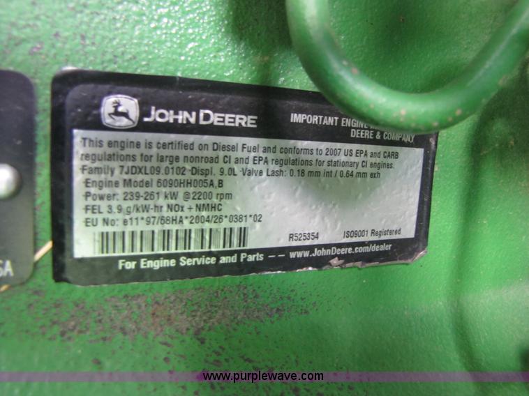 image for item A4649 2007 John Deere 9760 STS combine